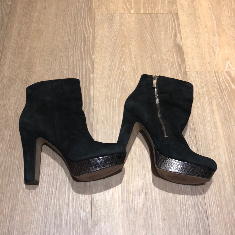 Vince Camino Black Booties with Platform